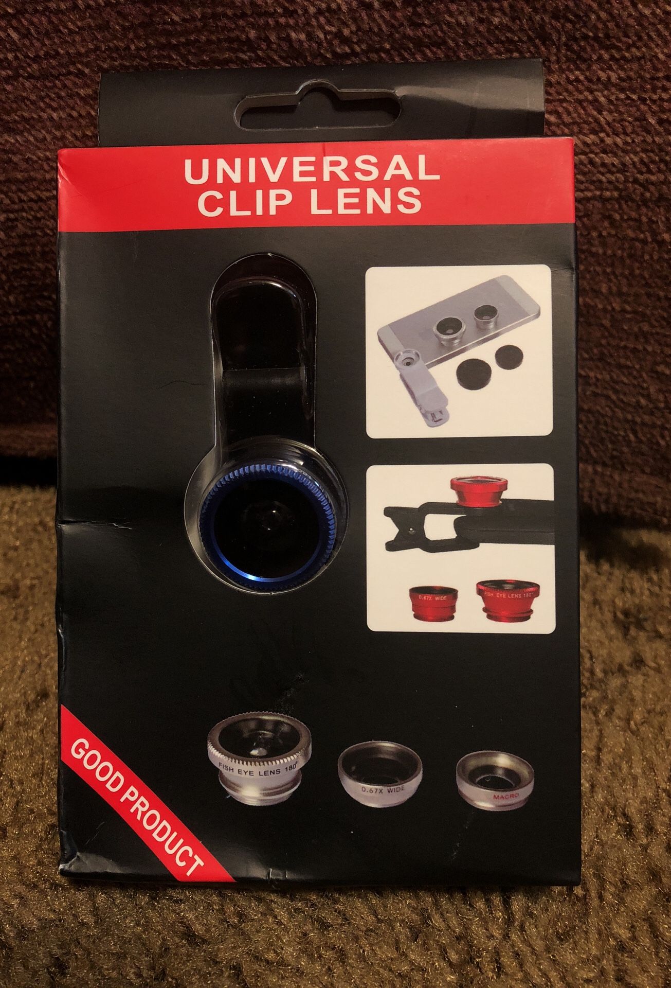 Universal clip lens can be used on I phones , htc , Samsung smart phone and etc , it also can be used on I pad tablet , and laptops ...