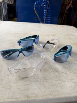 Safety Glasses Lot of 5