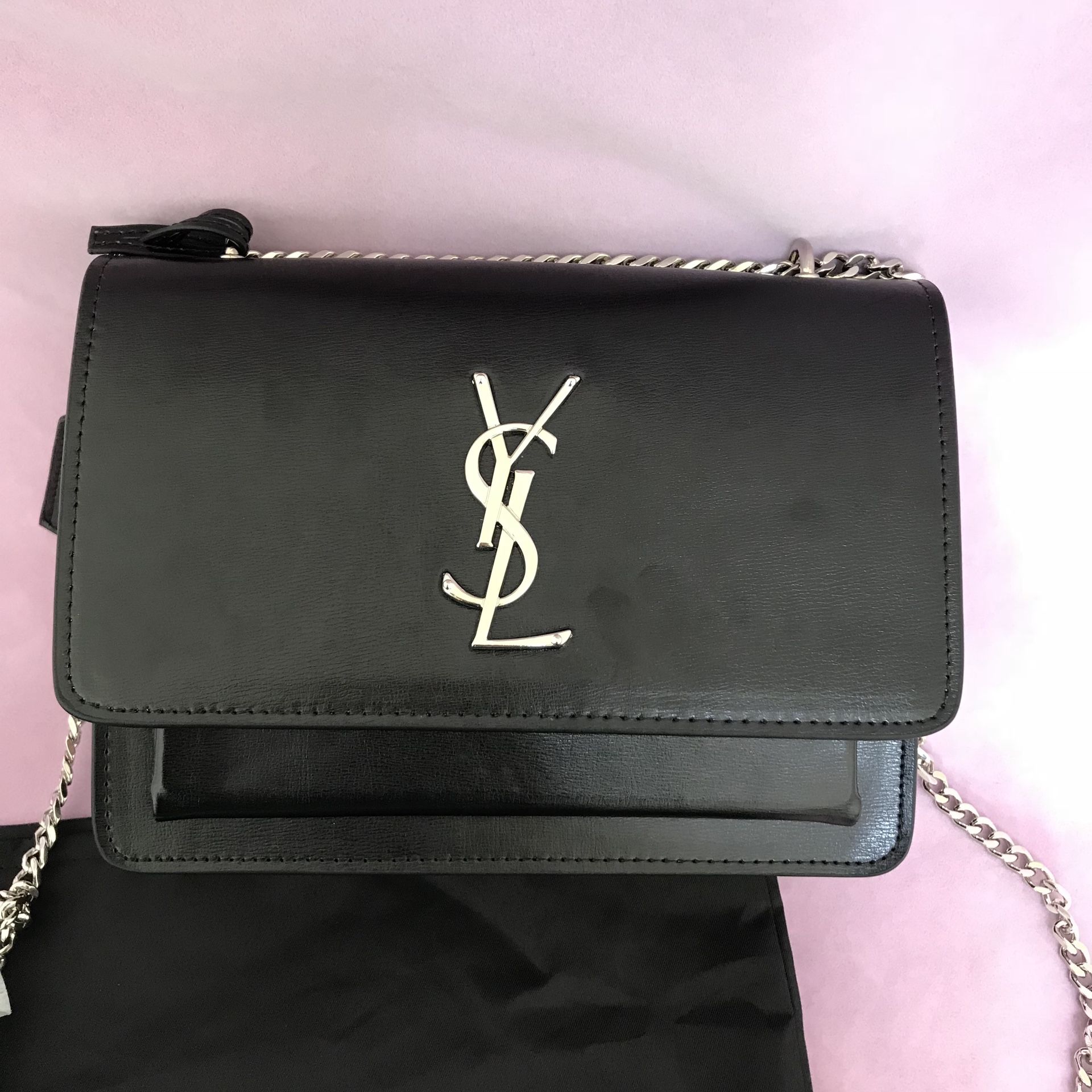 Authentic Yves Saint Laurent Leather Silver Buckle Black Toothpick Shoulder  Bag for Sale in Wichita, KS - OfferUp