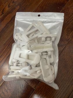 Child Safety Cabinet Locks (10 Pack) – Hidden Child Proof Cabinet Locks with Extra-Long Locking Arm, Strong Adhesive for Most Cabinets & Drawers, Easy