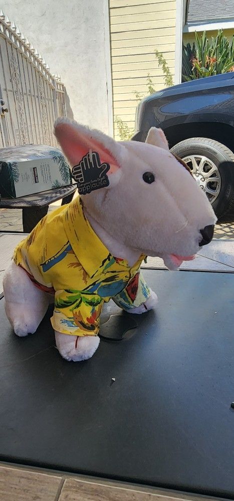 vintage Spuds Mackenzie plush doll collectible 1980s Applause