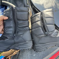 Black Winter Kids Boots