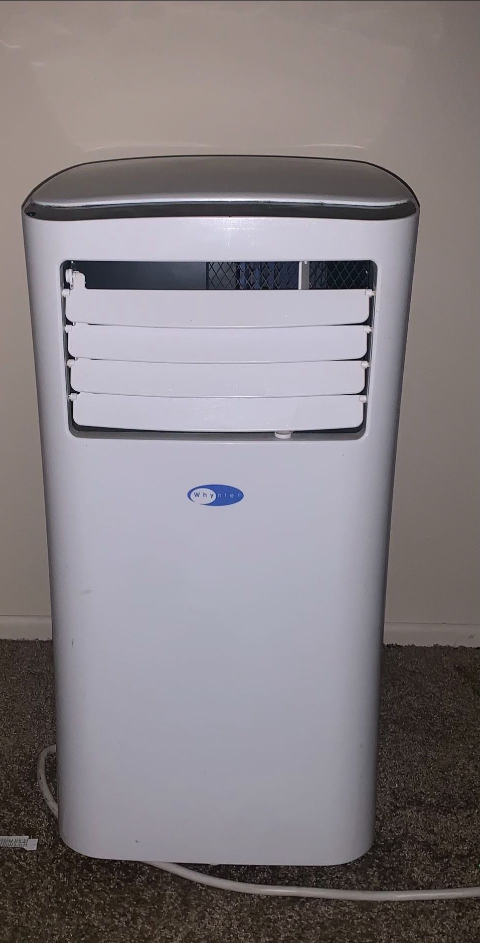 10,000 BTU Portable Air Conditioner Cools 300 Sq. Ft. with Dehumidifier, Remote, and Filter in White