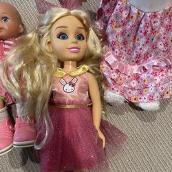 Baby Dolls with clothing and accessories