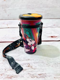 Disneyland Haunted Mansion Plastic Tumbler Cup Halloween lanyard holder  park