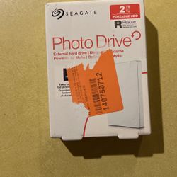 Seagate SRD0LF0 2TB 2.5inch External HDD - Black Photo Drive 