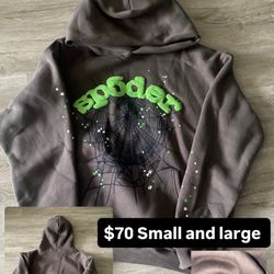 Grey Spider Hoodie Medium-large 