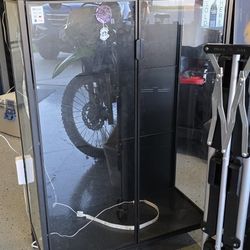 IKEA Rudsta Display Case Built with LED lights