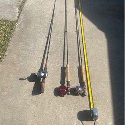 Fishing Rod1 Fly Fishing  8’ — -(bait Caster Sold)