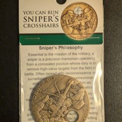 Sniper Challenge Coin, New In Package 