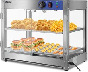 ROVSUN 2-Tier Food Warmer Pizza