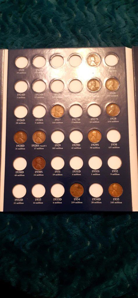 Lincoln Wheat Cents 1909-1958 