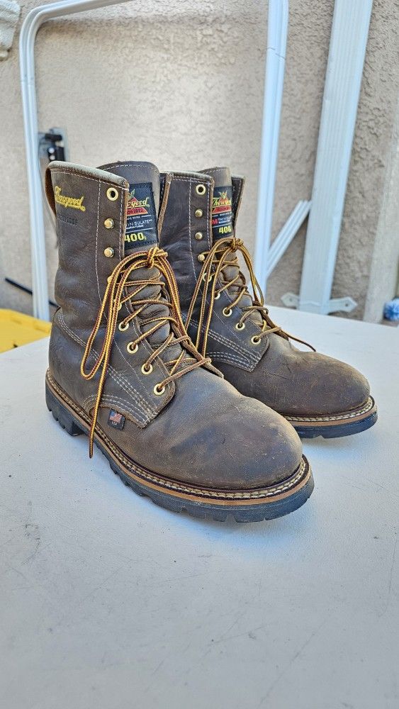 Mens Thorogood Work Boots Size 8 D