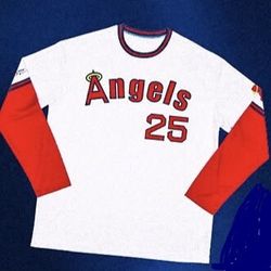Angels Long sleeve Jersey Shirt