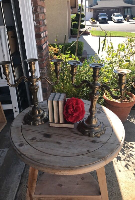 Candelabras - solid brass
