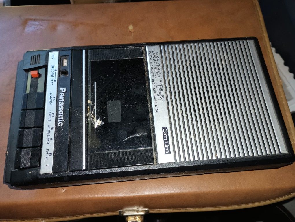 Cassette Player And Cassette S And Case