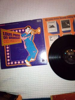 Louis Prima On Broadway Vinyl LP Record