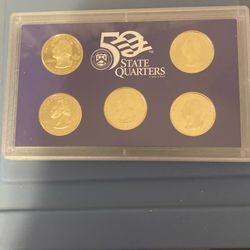 2007 United States Mint 50 State Quarters Proof Set.