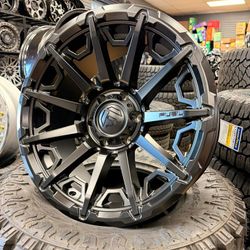 Rines 20x10 Grip Fuel Black-Out 6x139 