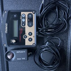 Roland TM2 Drum Module + Kick Trigger RT-30K