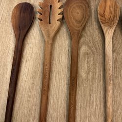 Brand New Williams Sonoma Wooden Utensils