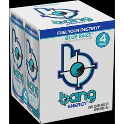 Bang Blue Razz 4 pack