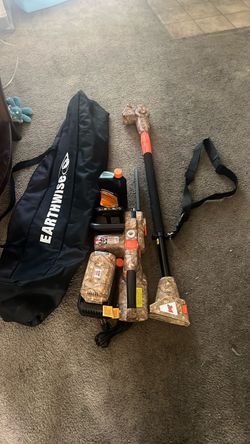 Earthwise Camo Pole Saw with Carry Bag