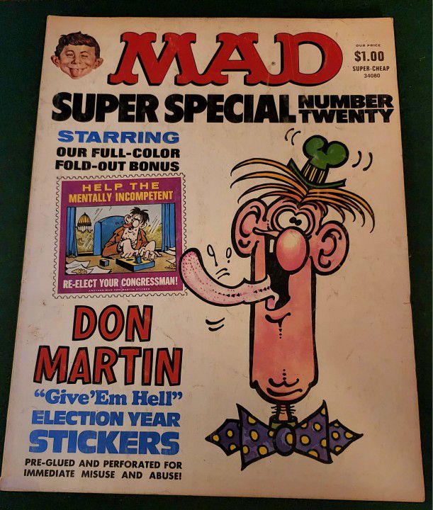 Vintage MAD Magazine Super Special #20 1976