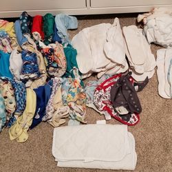 Organic Cloth Diaper Stash