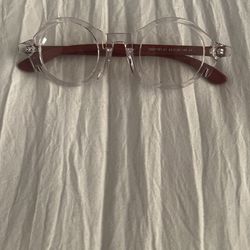 Small Round Glasses Unisex Acetate Eyewear 41mm