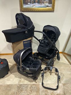 Nuna Mixx Stroller With Car Seat And Bassinet
