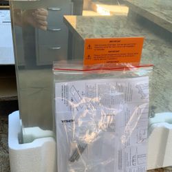 NEW!! Kohler CB-CLR1620FS Single Door Beveled Medicine Cabinet with Mirror Door & Adjustable Shelves, Rectangular Beveled Edge Frame, 16" x 20"