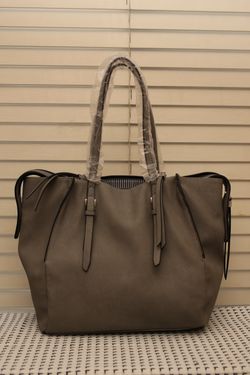 Gray Urban Expressions Leather Bag