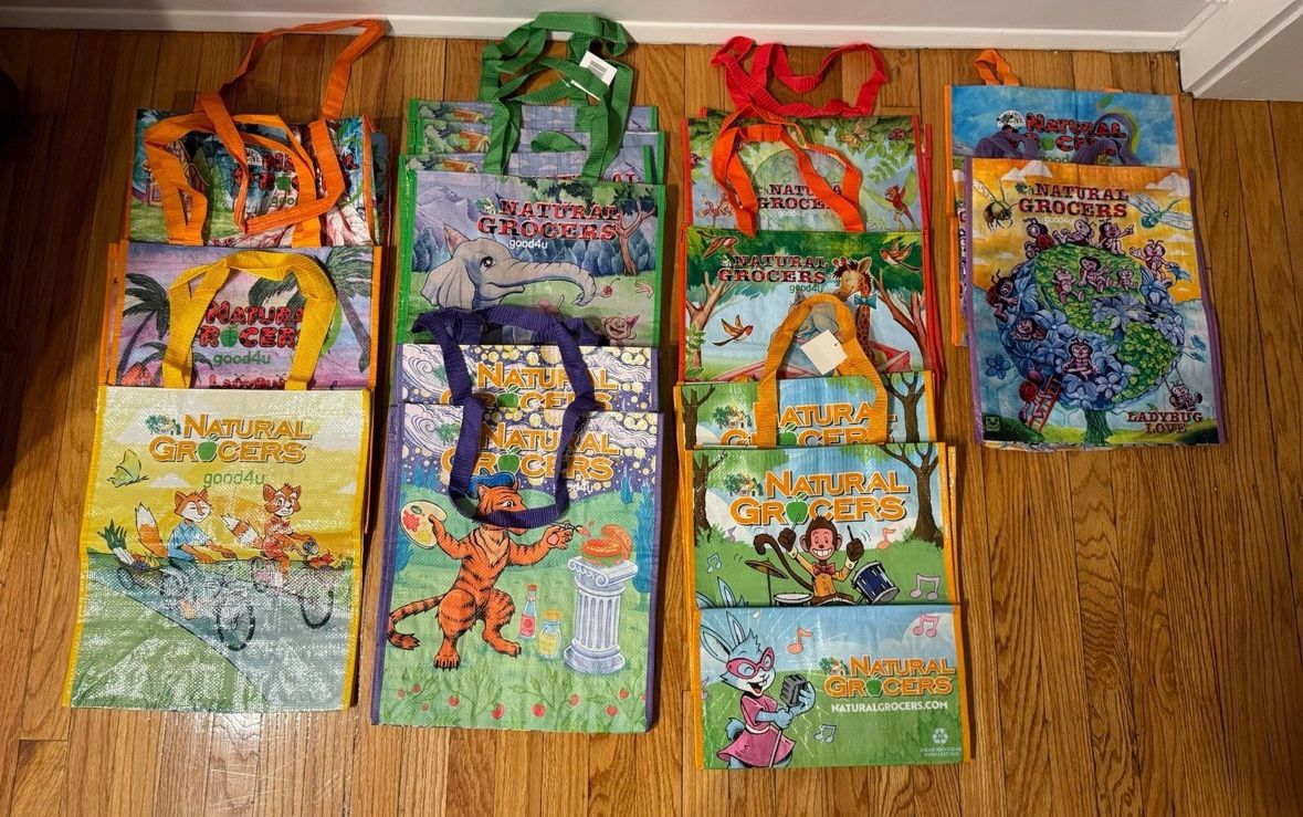 Reusable Shopping Bags (14 bag bundle)