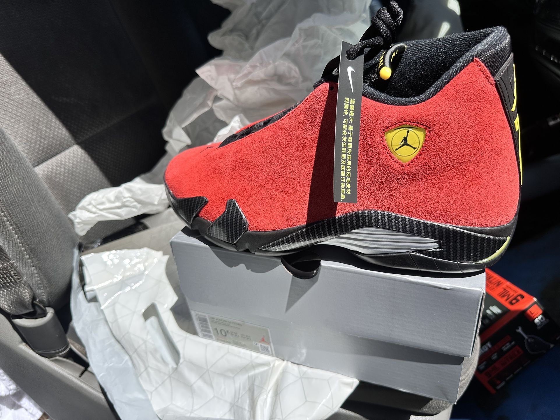 Jordan 14’ Ferrari Red