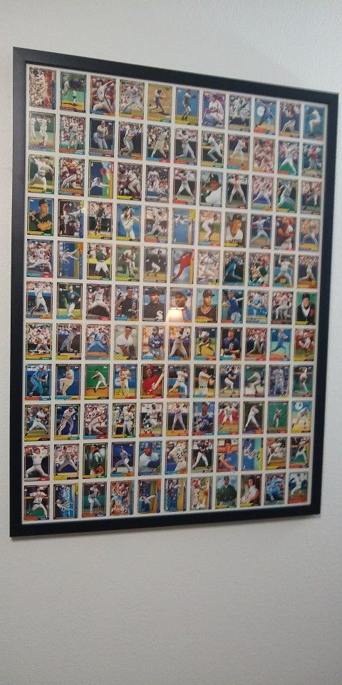 1992 Topps Uncut Baseball Sheet ( HOF 6)
