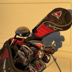 LEFT HANDED Callaway Big Bertha Men’s  4–9 PW SW Irons + Diablo Octane Driver  Golf Clubs