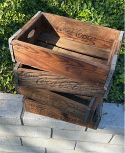 Vtg Coca Cola Coke crates $25 each