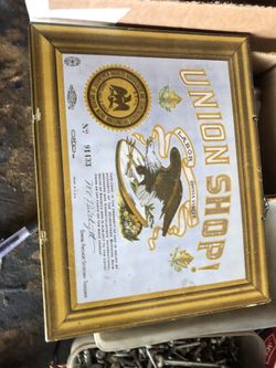 Barber unión Sign