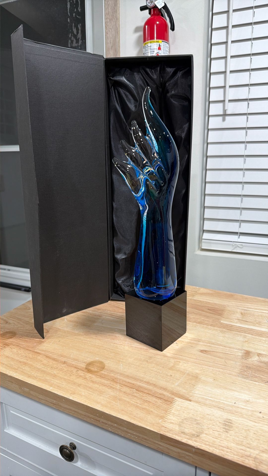 Glass Blue Aspire Art