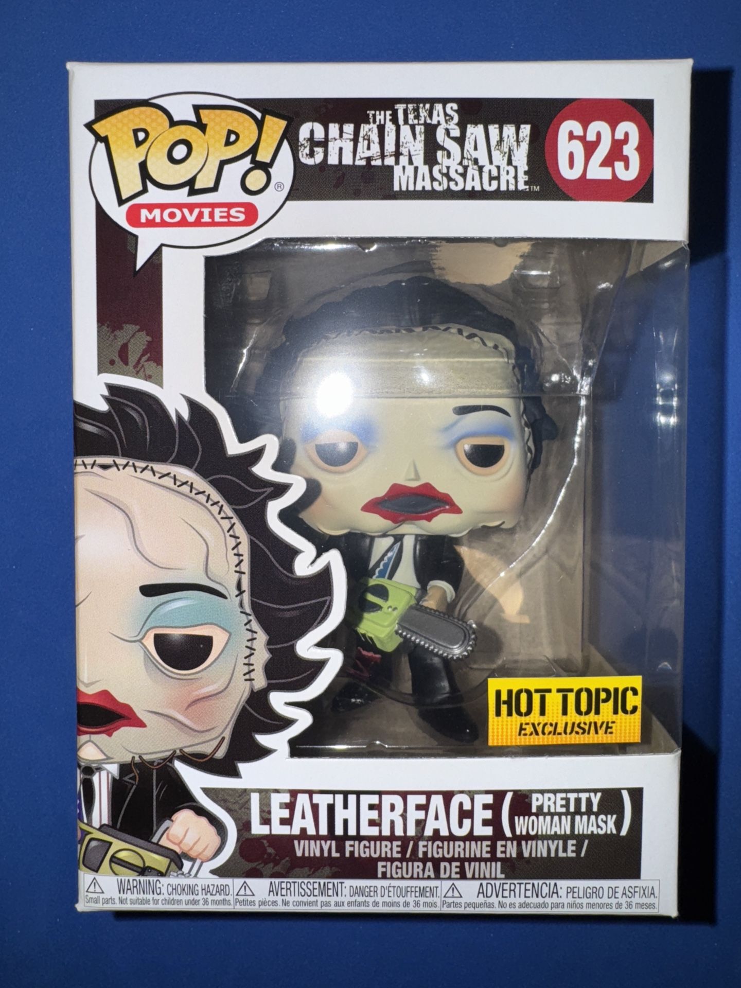Funko Pop Movies #623 The Texas Chainsaw Massacre Leatherface (Pretty Woman) Hot Topic Exclusive