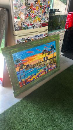 Oceanside pier painting