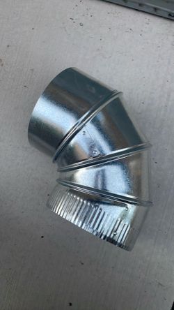 7” duct vent connector 90 degree