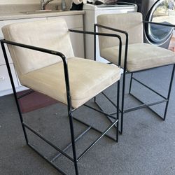 White & Black High Stool Kitchen