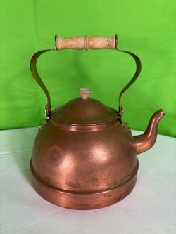 Vintage Copper Tea Kettle from Portugal