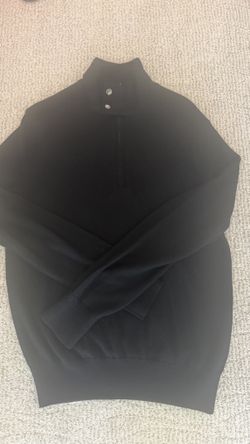 Banana Republic Men's Merino Wool Blend Sweater Size S - Black Henley