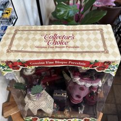 Collectors Choice Genuine Fine Bisque Porcelain Doll