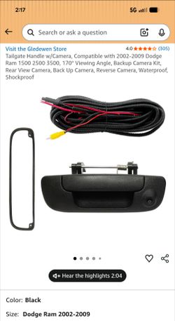 Back up camera
