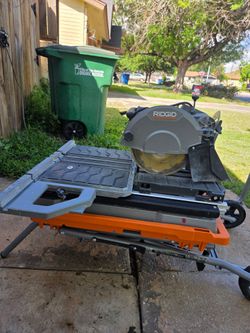 RIDGID
15 Amp 10 in. Wet Tile Saw with Portable Stand