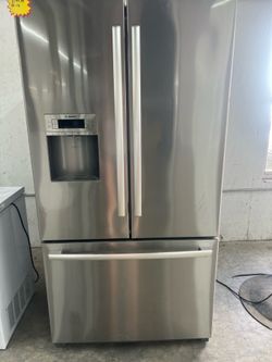 Bosch Stainless Steel French Door Refrigerator with Bottom Freezer – Ice & Water Dispenser